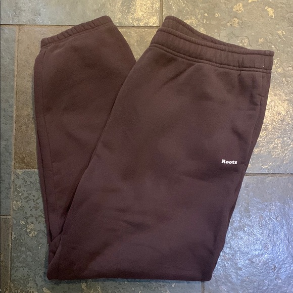 Roots Women's Chocolate Brown Sweatpants - Picture 1 of 5